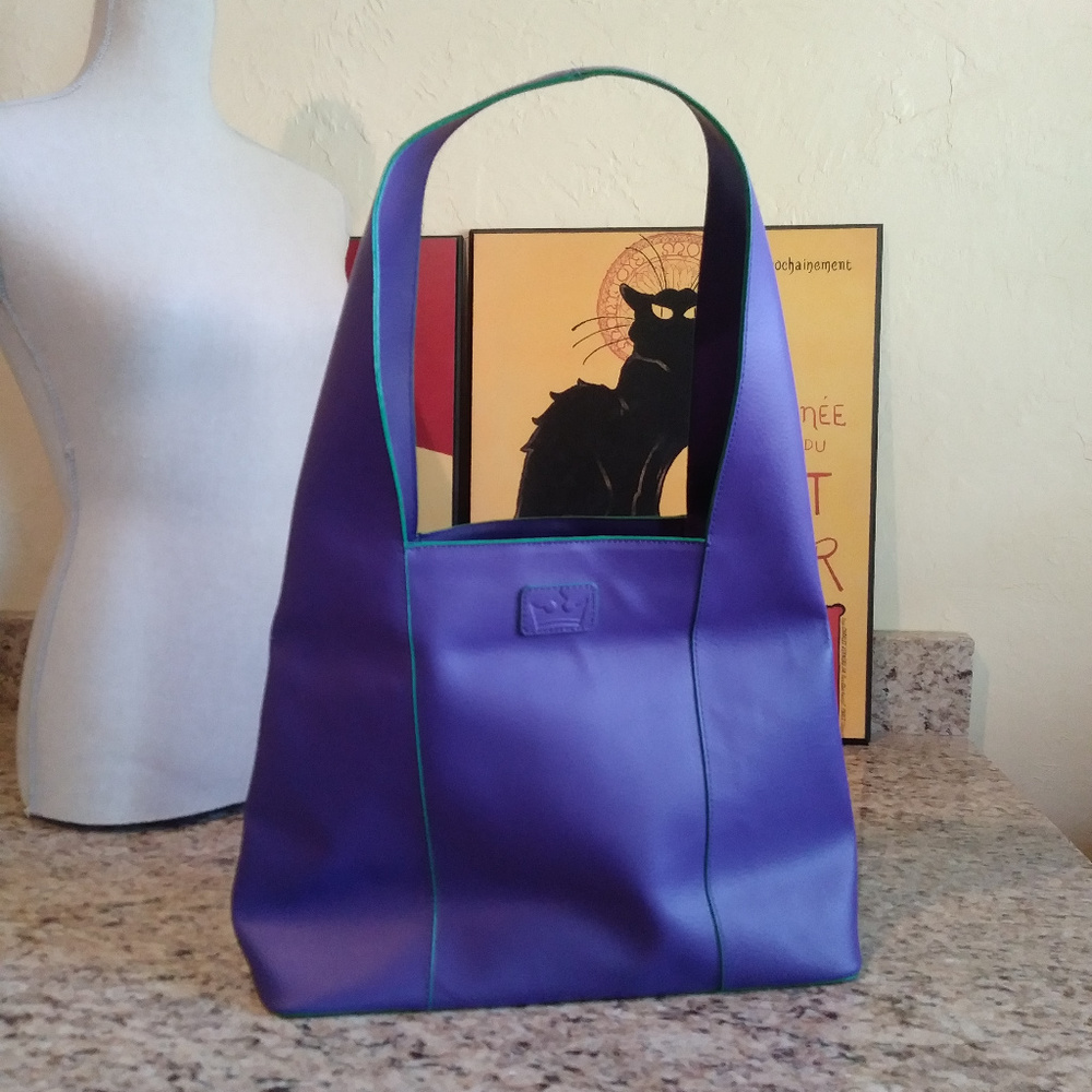 Baekgaard Purple Purse One Strap Shoulder Bag NWOT - Picture 5 of 8